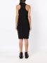 Osklen Midi-jurk met hoge hals Zwart - Thumbnail 4