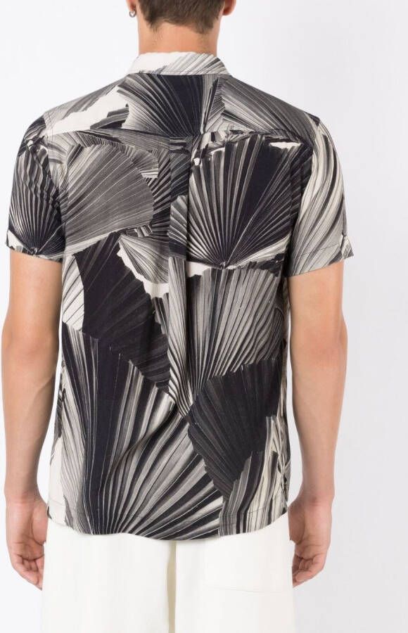 Osklen Overhemd met abstracte print Zwart