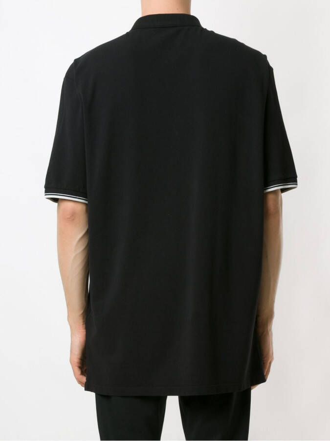 Osklen Poloshirt met geborduurd logo Zwart