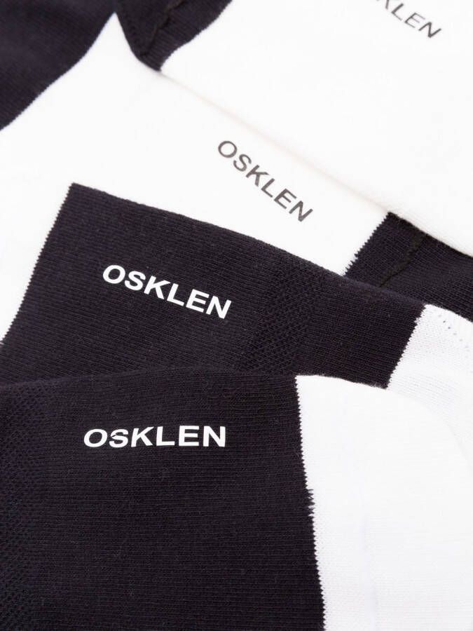 Osklen Sokken met colourblocking Zwart