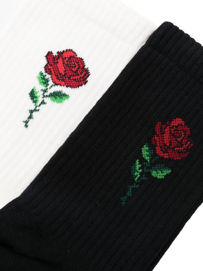 Osklen Sokken met geborduurd detail Zwart