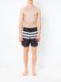 Osklen striped swim trunks Zwart - Thumbnail 2