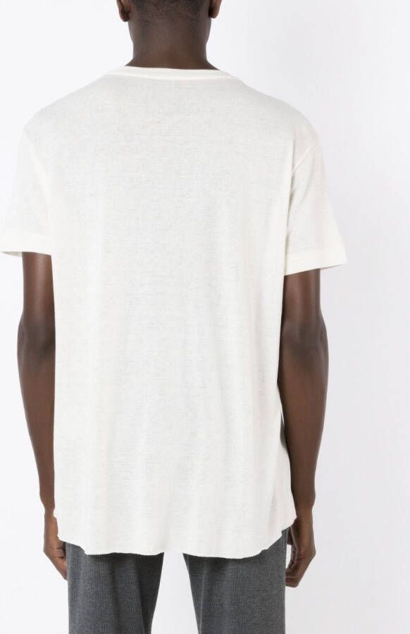 Osklen T-shirt met abstracte print Wit
