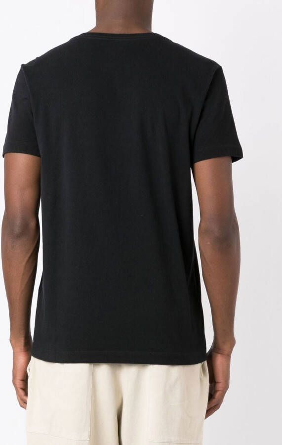 Osklen T-shirt met bloemenprint Zwart