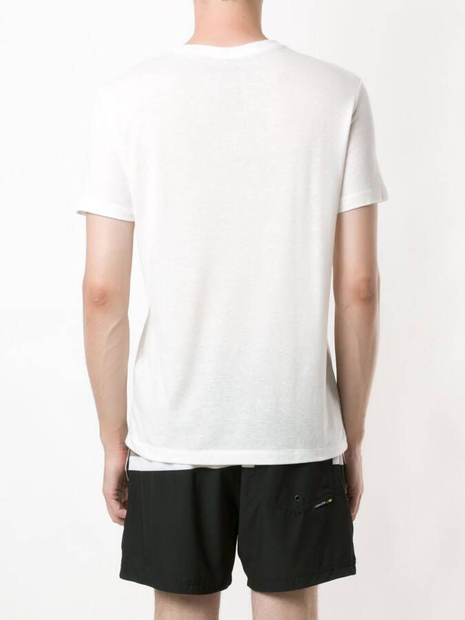 Osklen T-shirt met borstzak Wit