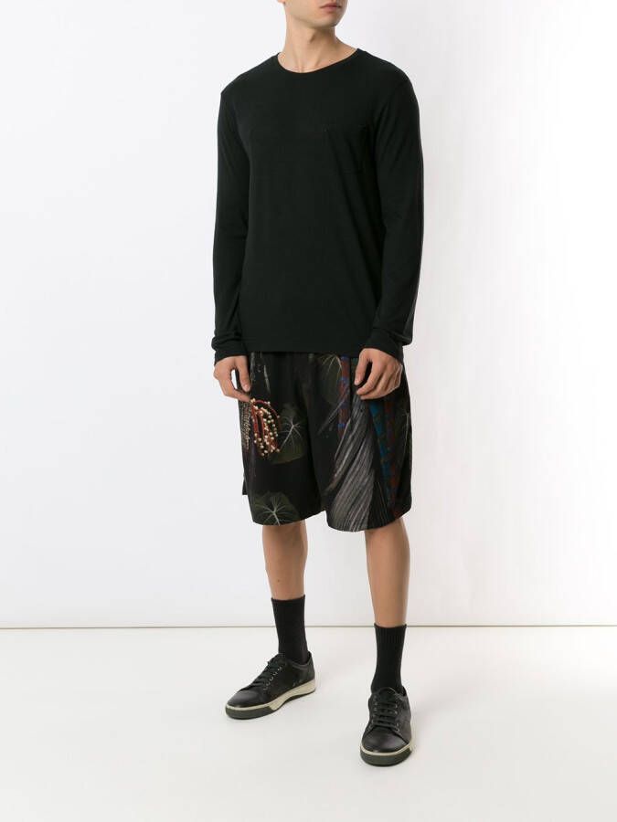 Osklen T-shirt met borstzak Zwart