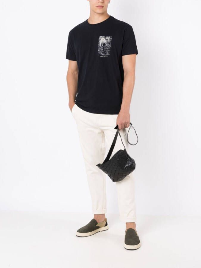 Osklen T-shirt met fotoprint Zwart