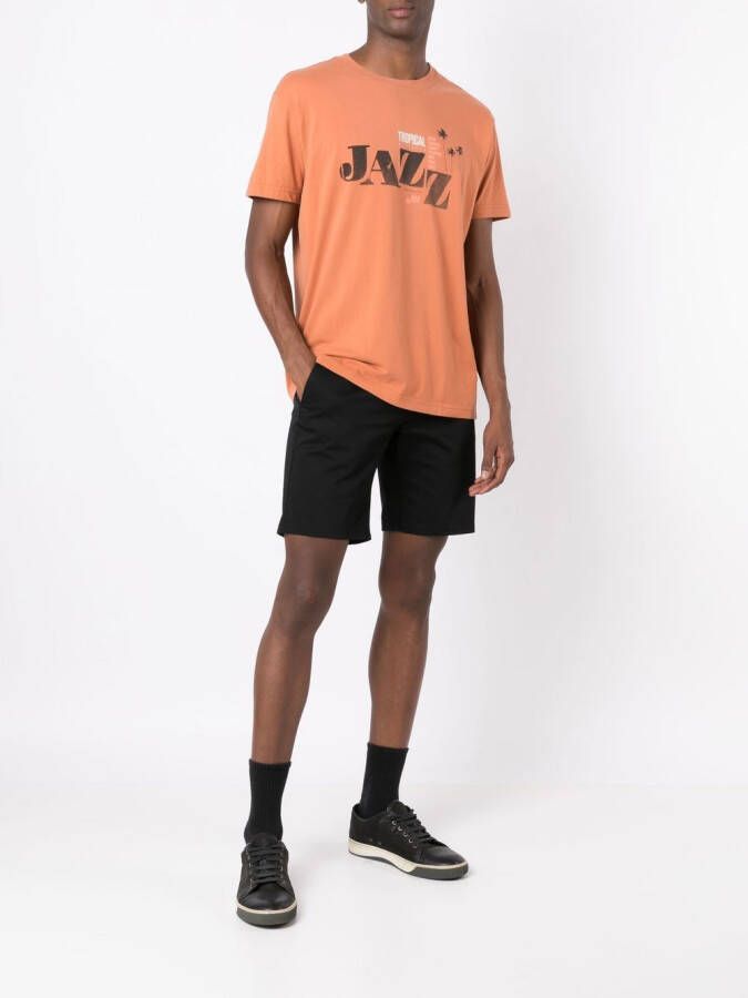 Osklen T-shirt met grafische print Bruin