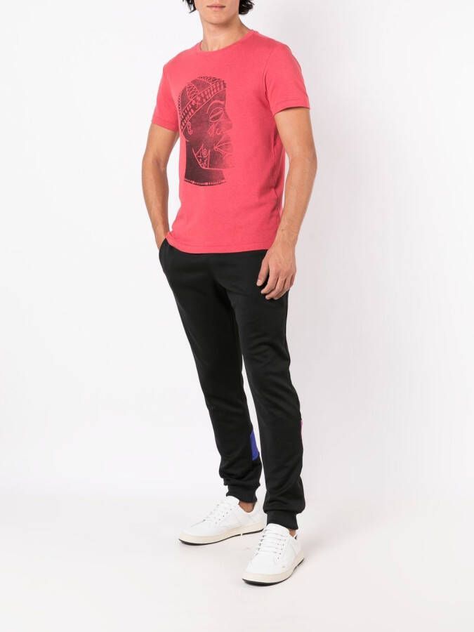 Osklen T-shirt met grafische print Rood