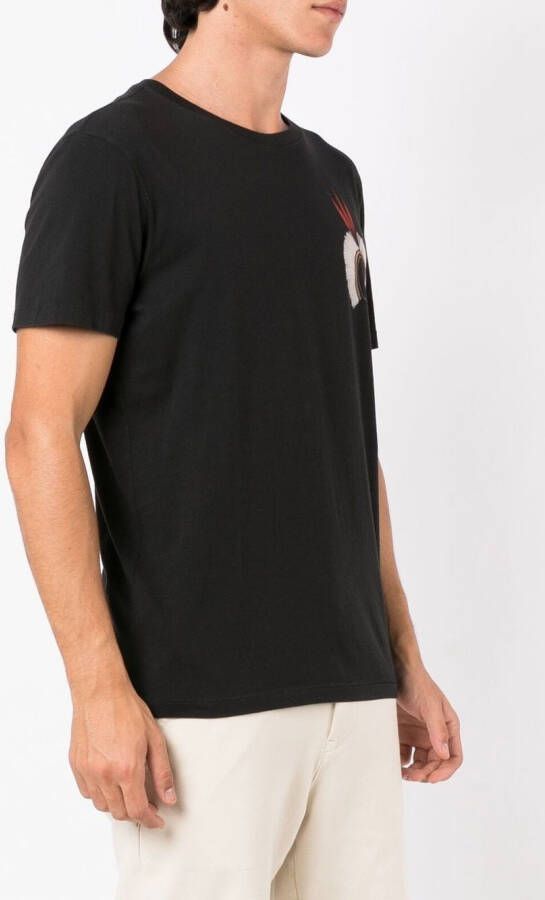 Osklen T-shirt met grafische print Zwart