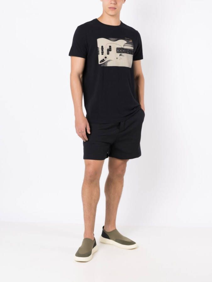 Osklen T-shirt met logo Zwart