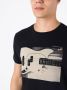 Osklen T-shirt met logo Zwart - Thumbnail 5
