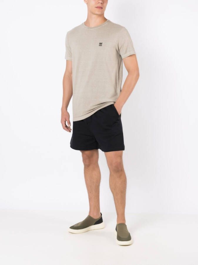 Osklen T-shirt met logoprint Beige