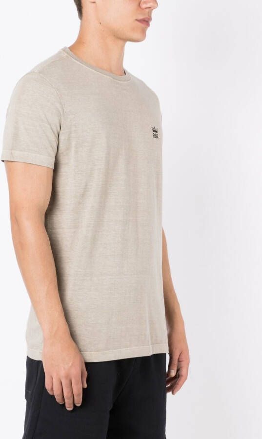 Osklen T-shirt met logoprint Beige