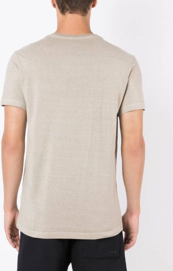 Osklen T-shirt met logoprint Beige