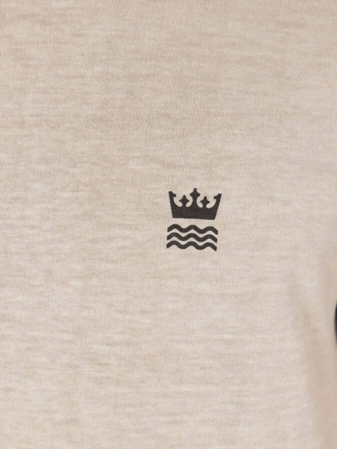 Osklen T-shirt met logoprint Beige