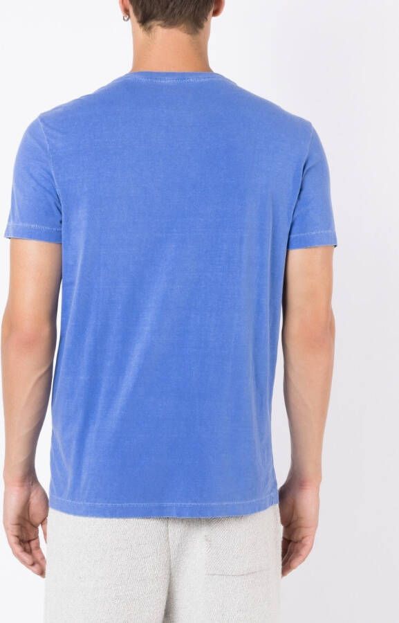 Osklen T-shirt met logoprint Blauw