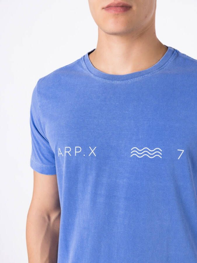 Osklen T-shirt met logoprint Blauw