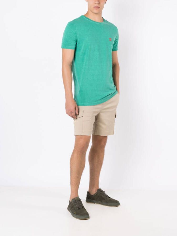 Osklen T-shirt met logoprint Groen