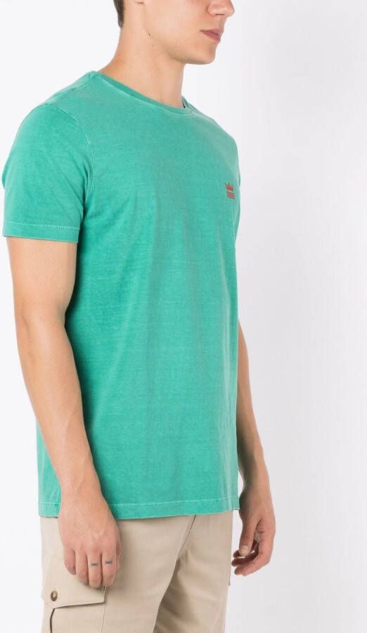 Osklen T-shirt met logoprint Groen