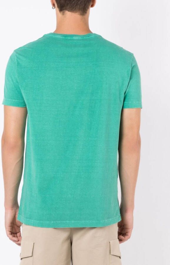 Osklen T-shirt met logoprint Groen