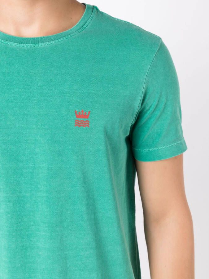 Osklen T-shirt met logoprint Groen