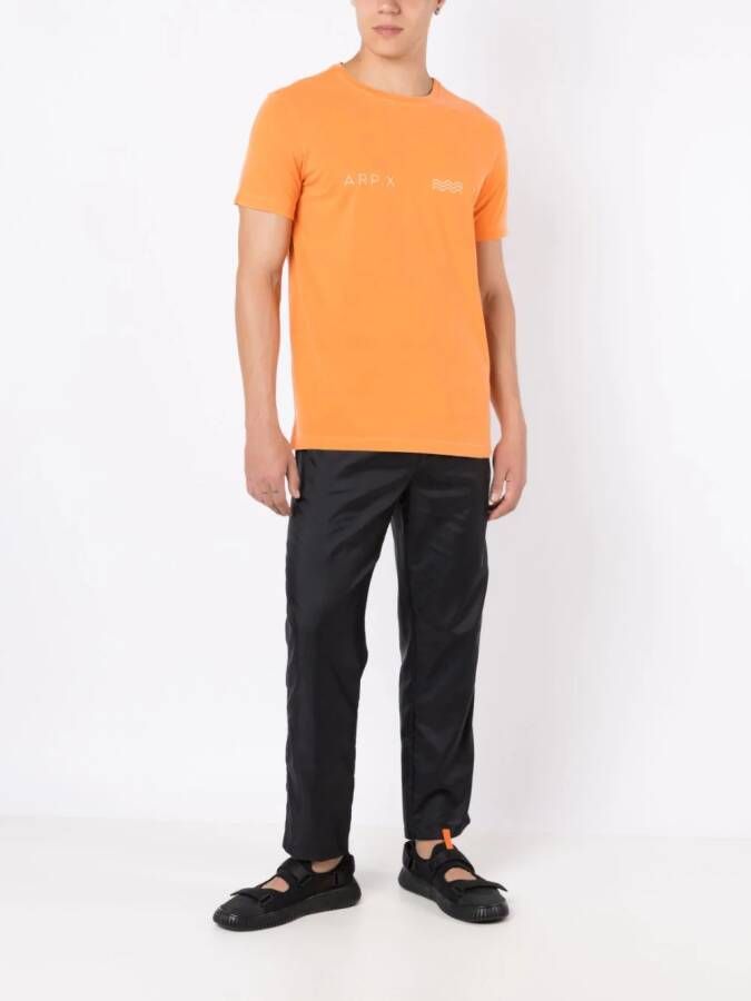 Osklen T-shirt met logoprint Oranje