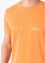 Osklen T-shirt met logoprint Oranje - Thumbnail 5