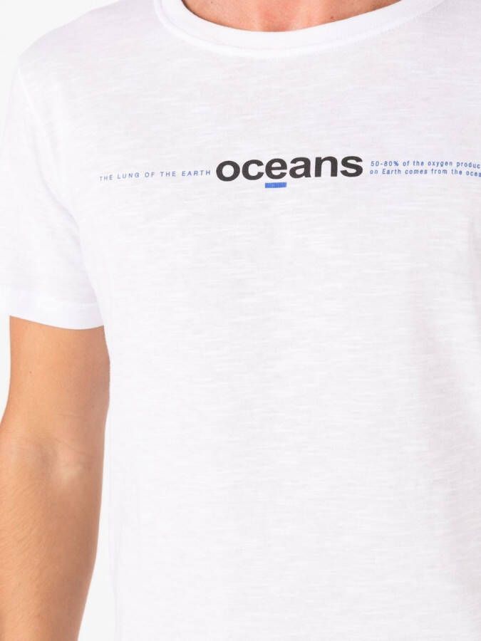 Osklen T-shirt met logoprint Wit