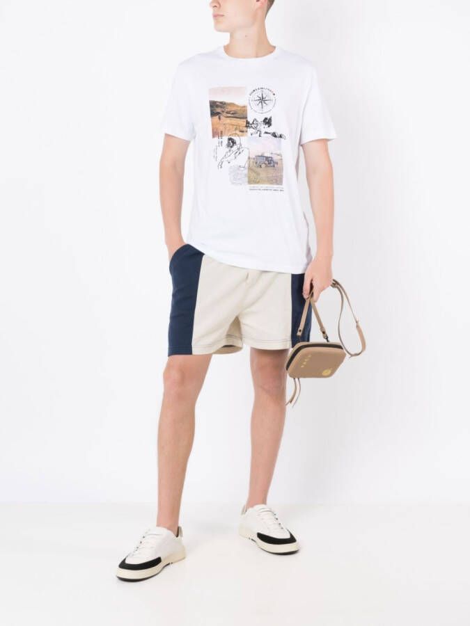 Osklen T-shirt met logoprint Wit