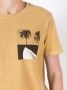 Osklen T-shirt met palmprint Geel - Thumbnail 5