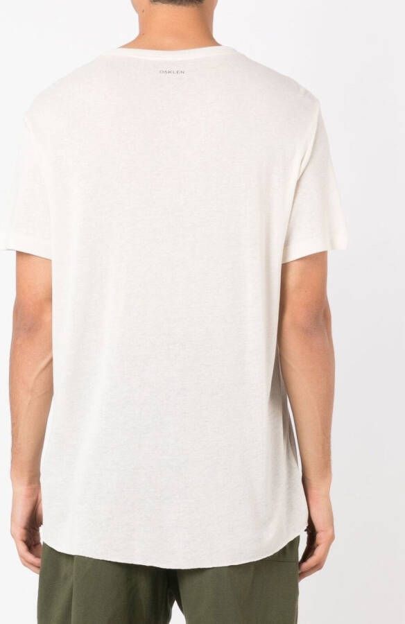 Osklen T-shirt met print Beige