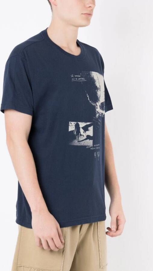 Osklen T-shirt met print Blauw