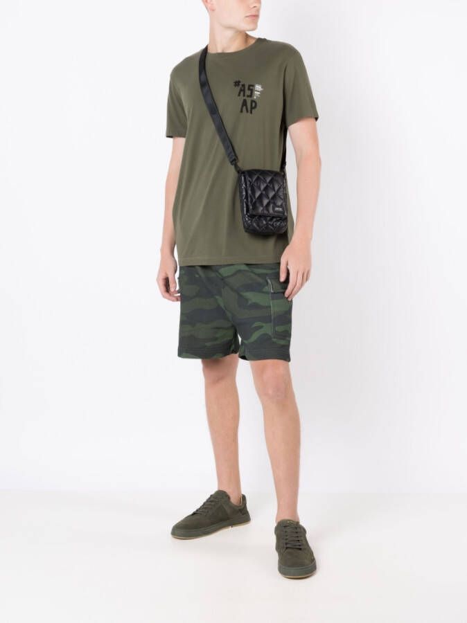 Osklen T-shirt met print Groen