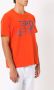 Osklen T-shirt met print Oranje - Thumbnail 3