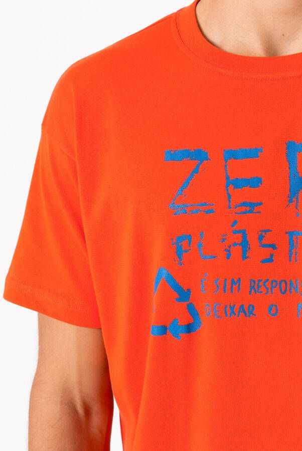 Osklen T-shirt met print Oranje