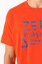 Osklen T-shirt met print Oranje - Thumbnail 5