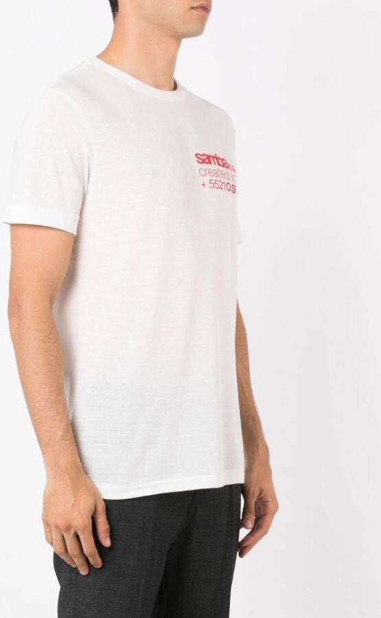 Osklen T-shirt met print Wit