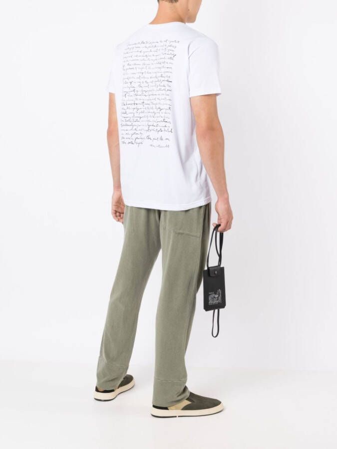 Osklen T-shirt met print Wit