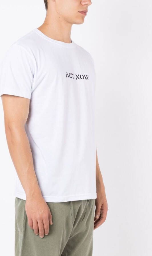Osklen T-shirt met print Wit
