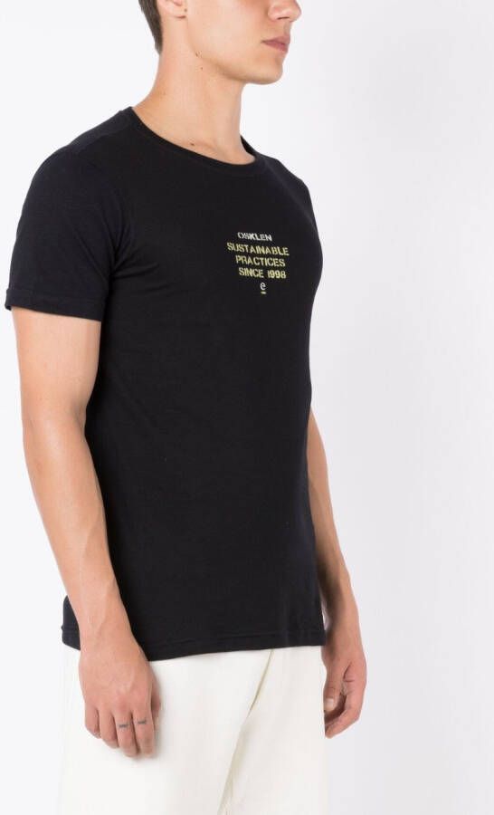 Osklen T-shirt met print Zwart