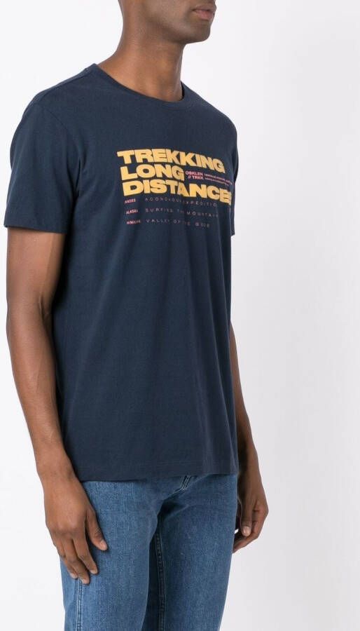 Osklen T-shirt met ronde hals Blauw