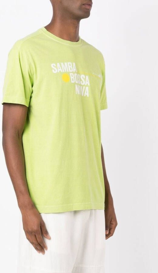 Osklen T-shirt met ronde hals Groen
