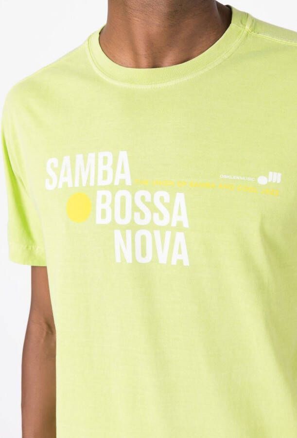 Osklen T-shirt met ronde hals Groen