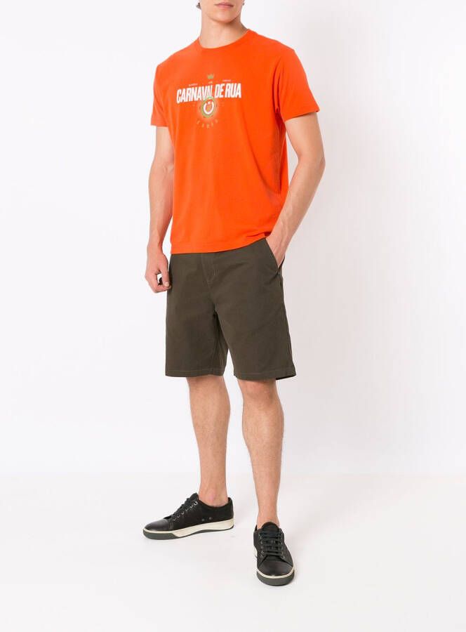 Osklen T-shirt met ronde hals Oranje