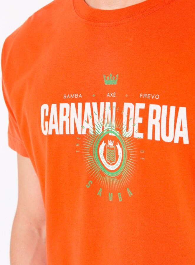 Osklen T-shirt met ronde hals Oranje