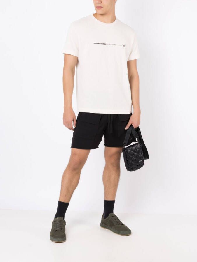 Osklen T-shirt met tekst Beige