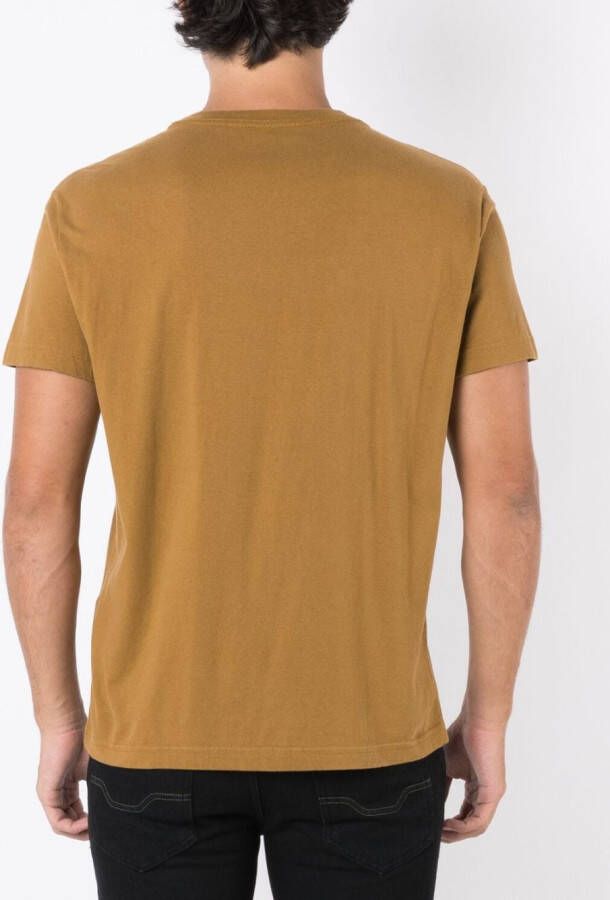 Osklen T-shirt met tekst Bruin