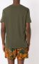 Osklen T-shirt met zak Groen - Thumbnail 4