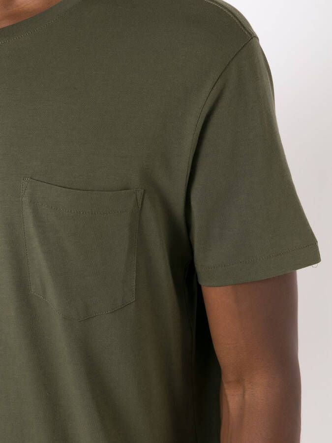 Osklen T-shirt met zak Groen